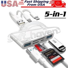 5 in 1 Memory Card Reader USB 3.0 OTG Adapter SD Card Reader For iPhone / iPad picture