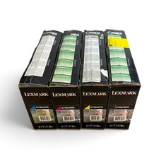 Lexmark X746A4CG, X746A4MG, X746A4YG, X746H4KG Toner - C,M,Y,B Lot of 4 or 3 picture