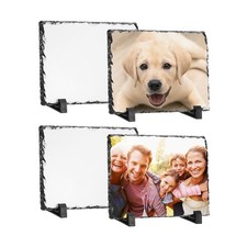 4 x Sublimation Slate Blanks Rectangular, 7.9 x 6