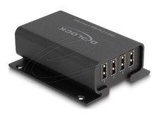 Delock 4 Port USB 2.0 Isolator Hub with 5kV Isolation Cable 64226 picture