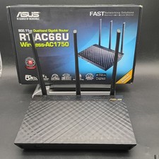 ASUS RT-AC66U B1 AC1750 Dual-Band Gigabit WiFi Router w/ Antennas Accessories picture