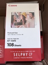 Canon KP-108IN Color Ink/Paper Set for Selphy CP picture