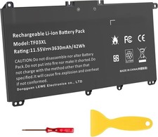 HP TF03XL Li-polymer Laptop Battery, 920070-855 - Open Box picture