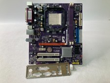 ECS GeForce6100PM-M2 V2.0 Socket AM2 DDR2 NVIDIA Geforce 6150SE Chipset -Parts picture