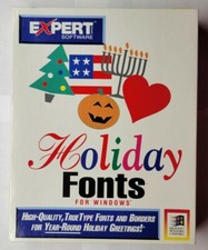 Expert Holiday Fonts For Windows 3.1 3.5