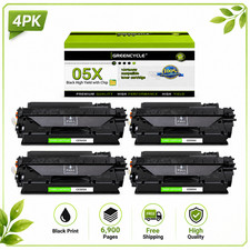 4PK CE505X 05X High Yield Black Toner for HP LaserJet P2050 P2055 P2055d P2055dn picture