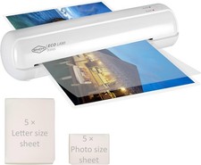 9-Inch Thermal Laminator, 3–5 Mil, 3-Min Warm-Up, Compact Lamination Machine picture