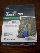 InkJet Print Multi Project Photo Paper 60 Sheets Glossy 8mil, 45lb, 90 bright picture