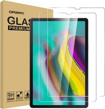 2 Pack Anti-Scratch Tempered Glass Screen Protectors for Samsung Tab S5e/S6 picture