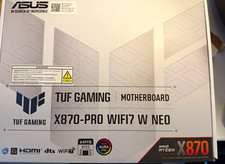 ASUS TUF GAMING X870-PRO WIFI7 W NEO ATX DDR5 WiFi 7 Motherboard Factory Sealed picture