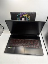 MSI GF75 Thin 17.3 Gaming Laptop i5 10th Gen No Power Cracked LCD Parts picture