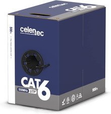 CAT6 Ethernet Cable, 500Ft, 23AWG Solid Bare Copper, Unshielded Twisted Pairs(Ut picture