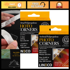 Clear Archival Photo Corners 0.625
