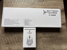 Illuminated RGB White Gaming Keyboard and Mouse - Brand New - Skytech Gaming picture