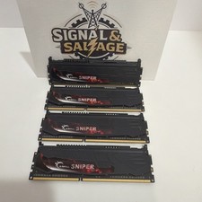 G.SKILL Sniper 16GB (4x4GB) DDR3-1866 PC3-14900 240-Pin DIMM XMP Tested picture