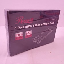 Rosewill 3 Port IEEE 1394a PCMCIA Card Hit Swap Support RC602 New in Box picture