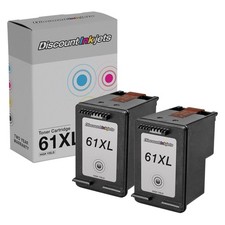 2PK Reman 61XL BLACK for HP CH563WN HY Inkjet Cartridge OfficeJet 2620 4630 4632 picture
