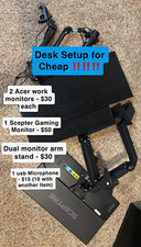 DESK SETUP BUNDLE (or choose what you want) USED BUT PERFECT CONDITION picture