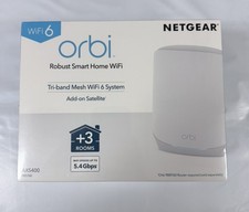 NETGEAR Orbi 760 Series AX5400 Tri-Band Mesh Wi-Fi 6 Satellite White NEW SEALED picture