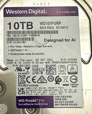 Western Digital WD Purple Pro WD101PURP 10TB 3.5in SATA III 6Gb/s HDD picture