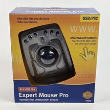 VTG Kensington Expert Mouse Pro Mac Windows 95 98 Model 64213 USB/PS2 Trackball  picture