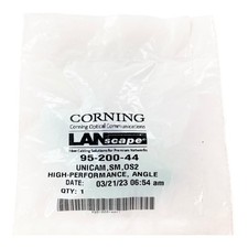 Corning 95-200-44 Unicam Connector Pretium SC SM OS2 APC Polish, NEW picture