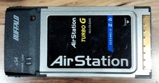 Buffalo AirStation Turbo G PCMCIA WiFi Card WLI-CB-G54S 802.11g Laptop Adapter picture
