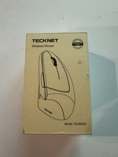 TECKNET TK-MS007 Wireless Vertical Ergonomic Optical Mouse Black 2.4GHz picture