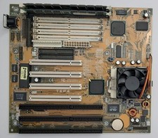 ASUS TXP4 Socket 7 ATX/AT ISA Retro Motherboard + IBM 6x86MX PR233 + 64MB RAM picture