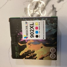 Relcolor 902XL High Yield Printer Cartridges for HP New/Sealed picture