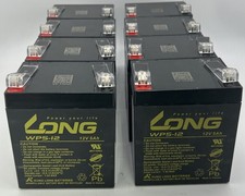 Lot Of 8 KUN LONG WP5-12 12V 5AH RECHARGEABLE SLA BATTERY APC RBC117 OLD STOCK picture