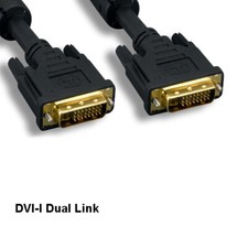 Kentek 6 ft DVI-I 24+5Pin Dual Link Cable DVI Integrated Digital/Analog HDTV PC picture