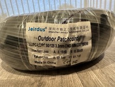 Jeirdus Outdoor OM3 50/125 Duplex Fiber Optic Patch Cable LC/PC-LC/PC 150m picture