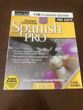 Learn Spanish Fast Instant Immersion Spanish PRO: 7 CD Software Language picture