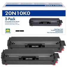 2-Pack 20N10K0 Toner Cartridge for Lexmark CS331 CX331 CS431 CX431 - WITH CHIP picture