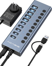 10 Ports Powered USB 3.2 Hub (5 USB-A 3.2 +5 USB-C 3.2), 10Gbps picture
