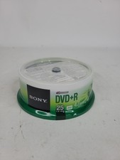 SONY DVD+R Spindle 25 Pack Blank Media Discs 8X 4.7GB 120 Min BRAND NEW SEALED picture