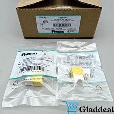 CJ688TGYL BOX OF 50 For Panduit Giga TX Cat6 jack yellow picture