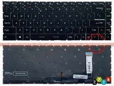 MSI GS66 GE66 GP66 MS-1541 MS-14C1/14C2 MS-16V1/16V2/16V3 US Keyboard Backlit picture