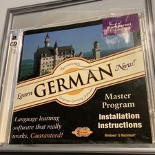 German Now Learn ,Windows/Mac CD-Rom 2CD Transparent Language PC Master Program picture