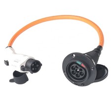 EV Charger Male Socket EV Adapter Cable 32A J1772 Plug Type 1 To Type 2 picture