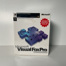 Vintage Microsoft Visual Fox Pro Professional Edition Version 5.0 Factory Sealed picture