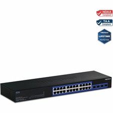 TRENDnet TEG-30262 24-Port Gigabit Switch with 2 x 10G SFP+ Slots picture