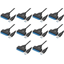 10X USB  Cable  3 to USB 3.0 Adapter USB  Adapter Cable Support 2.5 Inches4910 picture