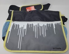 Embark Paint Drip Messenger Bag With Shoulder Strap Computer Compartment picture