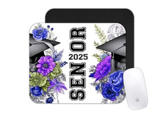 Custom Mouse Pad - Senior 2025 Theme - Office Desk Mat Grad Gift picture
