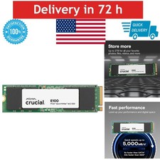 Crucial E100 1TB M.2 NVMe PCIe Gen4 Internal SSD picture