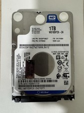 WD Blue 1TB 2.5” SATA Laptop Hard Drive WD10SPZX 5400RPM Tested Used picture