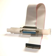 12in DB25 Female to 26 Pin Female 2.54mm Pitch IDC Ribbon Cable Parallel Port picture