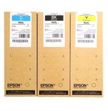 Genuine Epson - R02L 3-Pack BLACK, CYAN, YELLOW Sealed ET-8700 CYBK (02/09/2029) picture